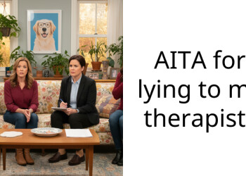 AITA for lying to my ther***st?