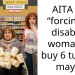 AITA for “forcing” a disabled woman to buy 6 tubs of mayo?
