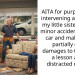 AITA for purposely not intervening and letting my little sister cause a minor accident with my car and making her partially cover damages to teach her a lesson about distracted driving?