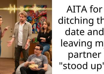 AITA for ditching the date and leaving my partner “stood up”?