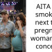 Woman Sits Next To A Pregnant Lady At A Concert, Then Whips Out A Joint To Smoke Near Her