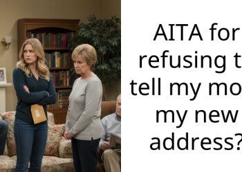 AITA for refusing to tell my mom my new address?