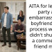 AITA for leaving a party and embarra*sing my boyfriend in the process when he didn’t shut down a comment his friend made?
