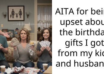 AITA for being upset about the birthday gifts I got from my kids and husband?