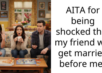 AITA for being shocked that my friend will get married before me?