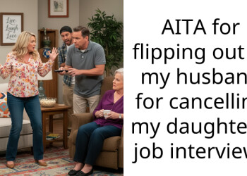 AITA for flipping out at my husband for cancelling my daughter’s job interview?