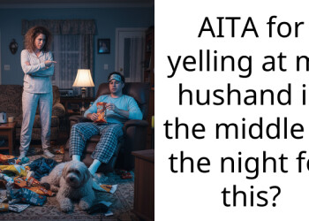 AITA for yelling at my hushand in the middle of the night for this?