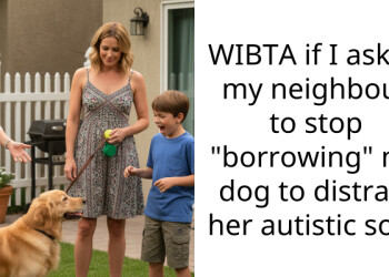 WIBTA if I asked my neighbour to stop “borrowing” my dog to distract her autistic son?