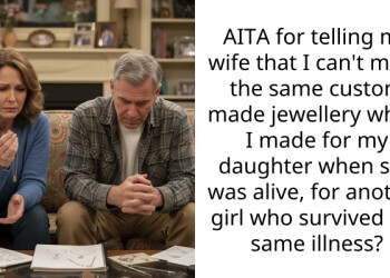 AITA for telling my wife that I can’t make the same custom made jewellery which I made for my daughter when she was alive, for another girl who survived the same illness?