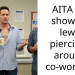 AITA for showing l**d piercings around co-workers