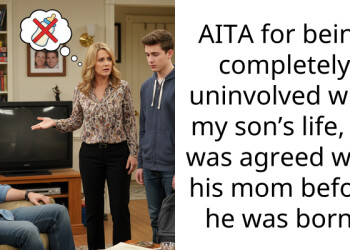 AITA for being completely uninvolved with my son’s life, as was agreed with his mom before he was born?