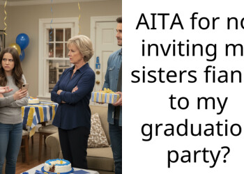 AITA for not inviting my sisters fiancé to my graduation party?