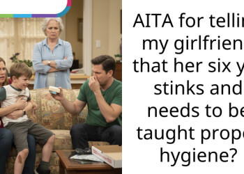 AITA for telling my girlfriend that her six y/o stinks and needs to be taught proper hygiene?