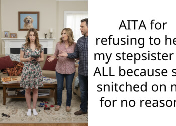 AITA for refusing to help my stepsister AT ALL because she snitched on me for no reason?