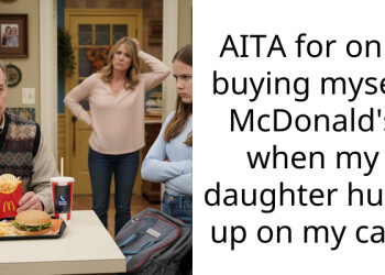 AITA for only buying myself McDonald’s when my daughter hung up on my call?