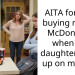 AITA for only buying myself McDonald’s when my daughter hung up on my call?
