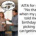 AITA for saying “No thanks” when my parents told me my birthday gift is picking out a car/getting a car?