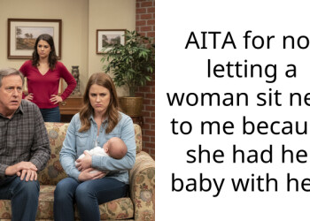 AITA for not letting a woman sit next to me because she had her baby with her?