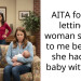AITA for not letting a woman sit next to me because she had her baby with her?