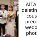 AITA for deleting my cousins precious wedding photos?