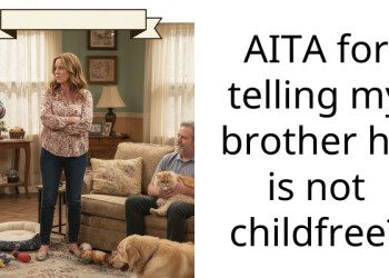 AITA for telling my brother he is not childfree?