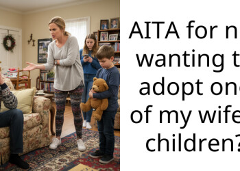 AITA for not wanting to adopt one of my wife’s children?