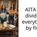 AITA for dividing everything by five?