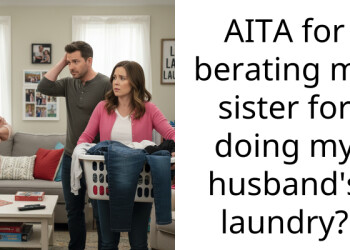 Woman Accuses Sister Of Crossing The Line After Coming Home To Discover She Has Done Her Husband’s Laundry