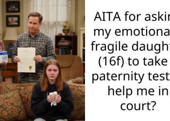 AITA for asking my emotionally fragile daughter (16f) to take a paternity test to help me in court?
