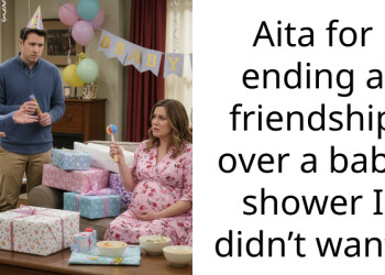 Aita for ending a friendship over a baby shower I didn’t want?