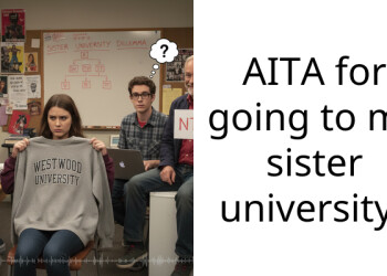 AITA for going to my sister university?