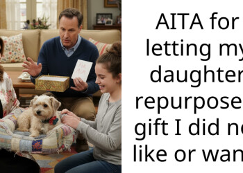 AITA for letting my daughter repurpose a gift I did not like or want?