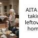 AITA for taking leftovers home?