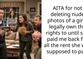 AITA for not deleting nude photos of a girl I legally own the rights to until she paid me back for all the rent she was supposed to pay.
