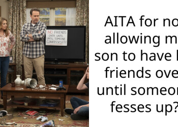 AITA for not allowing my son to have his friends over until someone fesses up?