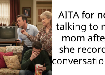 AITA for not talking to my mom after she records conversations?