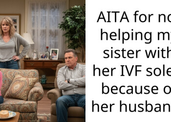 AITA for not helping my sister with her IVF solely because of her husband?