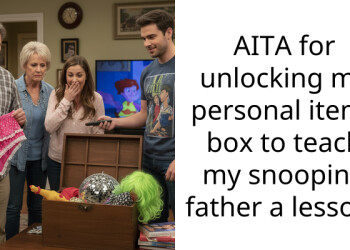 AITA for unlocking my personal items box to teach my snooping father a lesson?