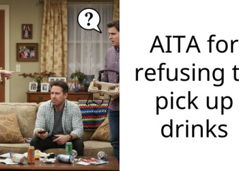 AITA for refusing to pick up drinks
