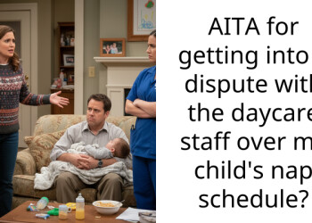 AITA for getting into a dispute with the daycare staff over my child’s nap schedule?