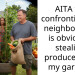 Backyard Gardener Finds Some Of Her Produce Missing And Accuses Her New Neighbor Of Stealing From Her Without Proof
