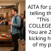 AITA for publicly telling this guy “This is a COLLEGE party. You are 26” and kicking him out of my party?