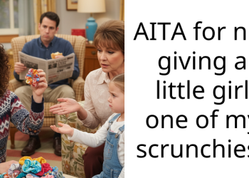 AITA for not giving a little girl one of my scrunchies?