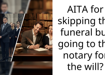 AITA for skipping the funeral but going to the notary for the will?