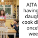 AITA for having our daughter cook dinner once’s a week?