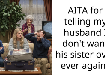 AITA for telling my husband I don’t want his sister over ever again?