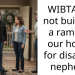 WIBTA for not building a ramp to our house for disabled nephew?