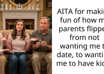 AITA for making fun of how my parents flipped from not wanting me to date, to wanting me to have kids?