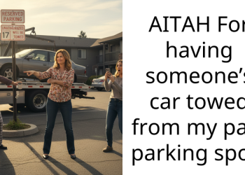 AITAH For having someone’s car towed from my paid parking spot?