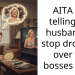 AITA for telling my husband to stop drooling over his bosses wife?